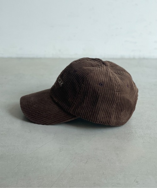 Thevon（ゼボン）の「コーデュロイ刺繍ロゴキャップ（キャップ・レディース・アイボリー/ブラック/ブラウン・FREE）」の7枚目の写真