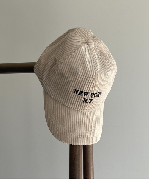 Thevon（ゼボン）の「コーデュロイ刺繍ロゴキャップ（キャップ・レディース・アイボリー/ブラック/ブラウン・FREE）」の10枚目の写真