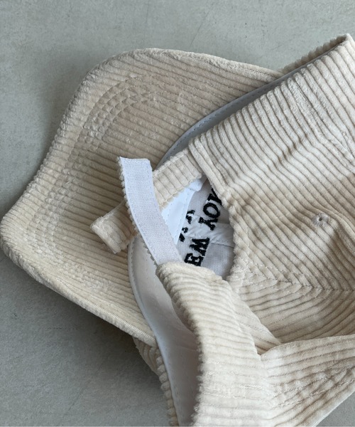 Thevon（ゼボン）の「コーデュロイ刺繍ロゴキャップ（キャップ・レディース・アイボリー/ブラック/ブラウン・FREE）」の13枚目の写真