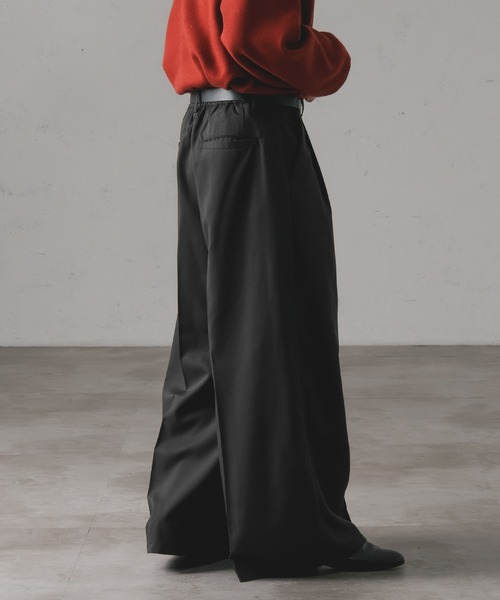 セール】2タックハカマワイドパンツ（スラックス）｜epnok（エプノック