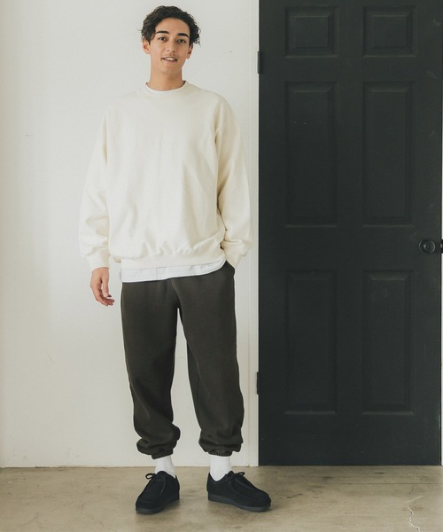 coca(coca)(コカ)の「メンズ ヴィンテージ加工裏起毛パンツ(スウェットパンツ・メンズ・チャコール/ネイビー・L/M/XL)」の6枚目の写真