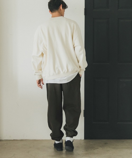 coca(coca)(コカ)の「メンズ ヴィンテージ加工裏起毛パンツ(スウェットパンツ・メンズ・チャコール/ネイビー・L/M/XL)」の7枚目の写真