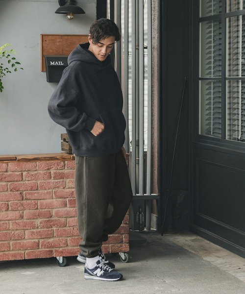 coca(coca)(コカ)の「メンズ ヴィンテージ加工裏起毛パンツ(スウェットパンツ・メンズ・チャコール/ネイビー・L/M/XL)」の4枚目の写真