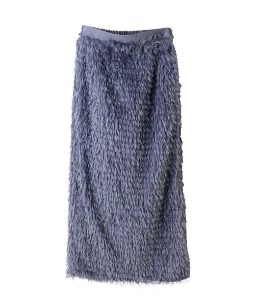 Settimissimo（セッティミッシモ）の「フリンジ ジャガード ナロースカート（スカート・レディース・グレー/ブラック・FREE）」の14枚目の写真