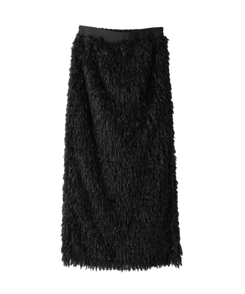 Settimissimo（セッティミッシモ）の「フリンジ ジャガード ナロースカート（スカート・レディース・グレー/ブラック・FREE）」の15枚目の写真