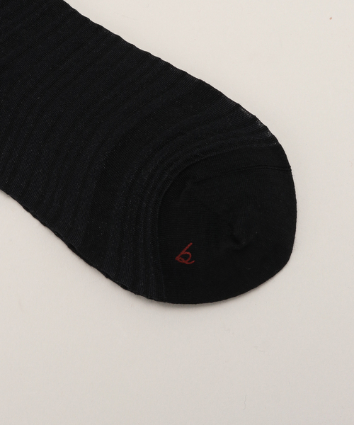 IENA LA BOUCLE（イエナラブークル）の「【babaco/ババコ】SHEER STRIPE STOCKING ソックス（ソックス/靴下・レディース・アイボリー/ブラック・FREE）」の3枚目の写真