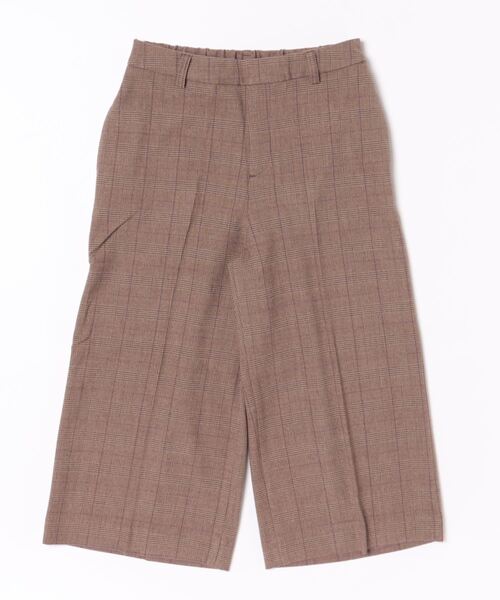 BELLUNA PLUS(ベルーナ)の「ウール調センタープレスクロップドパンツ(その他パンツ・レディース・テラコッタ/ブラウン系その他/チャコール/グレー系その他/ダークグレー/ベージュ系その他/キャメル/ストライプ/グレー系その他2・SMALL/LARGE/MEDIUM/X-LARGE)」の7枚目の写真