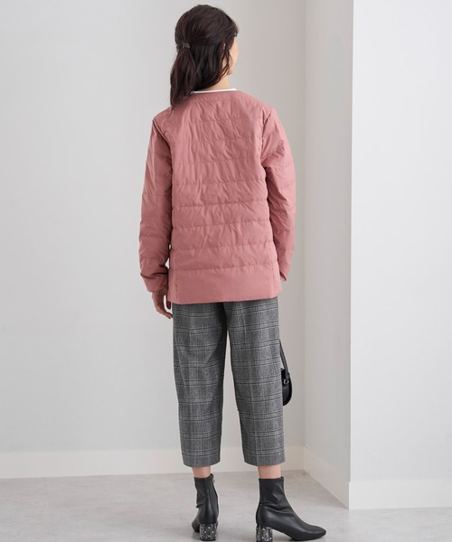 BELLUNA PLUS(ベルーナ)の「ウール調センタープレスクロップドパンツ(その他パンツ・レディース・テラコッタ/ブラウン系その他/チャコール/グレー系その他/ダークグレー/ベージュ系その他/キャメル/ストライプ/グレー系その他2・SMALL/LARGE/MEDIUM/X-LARGE)」の18枚目の写真