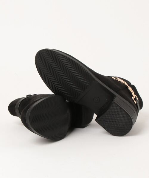 LUGG NAGG(ラグナグ)の「【Fiammifero】ビットつきサイドファスナーショートブーツ【軽量】(ブーツ・レディース・ダークブラウン/ベージュ/ブラック・LL/M/S/L)」の5枚目の写真