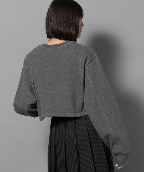 Anui(アニュイ)の「【UNISEX】フレームロゴドロストスウェット(スウェット・レディース・ブラック系/グレー・SMALL/MEDIUM)」の5枚目の写真