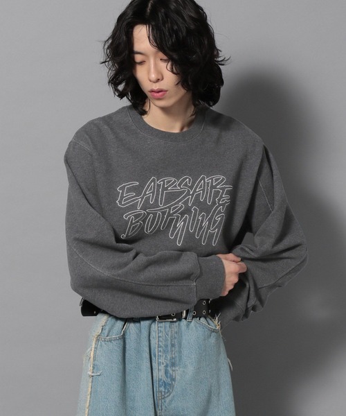 Anui(アニュイ)の「【UNISEX】フレームロゴドロストスウェット(スウェット・レディース・ブラック系/グレー・SMALL/MEDIUM)」の9枚目の写真