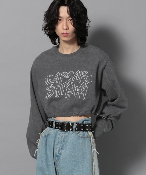 Anui(アニュイ)の「【UNISEX】フレームロゴドロストスウェット(スウェット・レディース・ブラック系/グレー・SMALL/MEDIUM)」の10枚目の写真