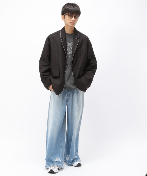 Anui(アニュイ)の「【UNISEX】フレームロゴドロストスウェット(スウェット・レディース・ブラック系/グレー・SMALL/MEDIUM)」の22枚目の写真