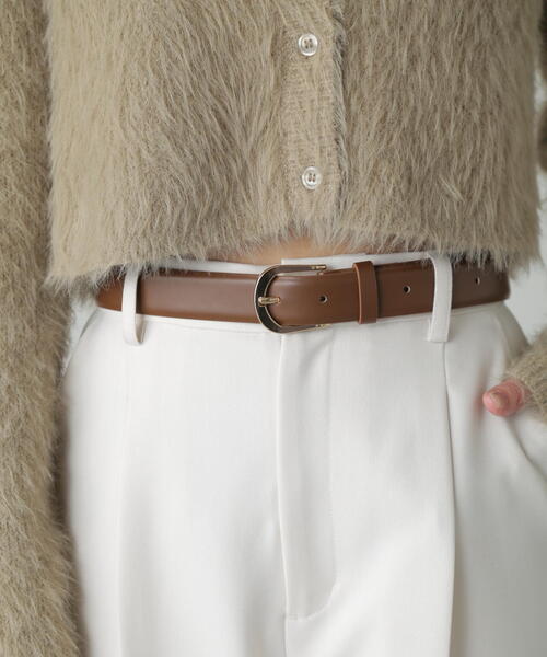 FREE'S MART（フリーズマート）の「ミドルベルト（ベルト・レディース・ブラウン/ブラック・ﾌﾘ-）」の10枚目の写真