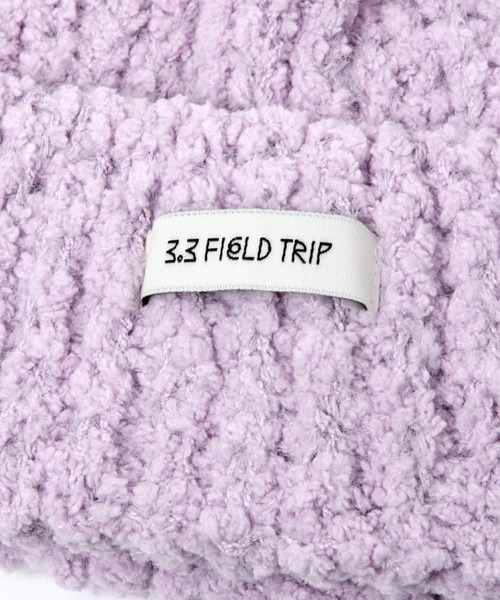 3.3 Field Trip （3.3フィールドトリップ）の「【UNISEX】3.3 Field Trip／クラウドビーニー 2995808（ニットキャップ/ビーニー・レディース・アイボリー/パープル/セージグリーン・FREE）」の9枚目の写真