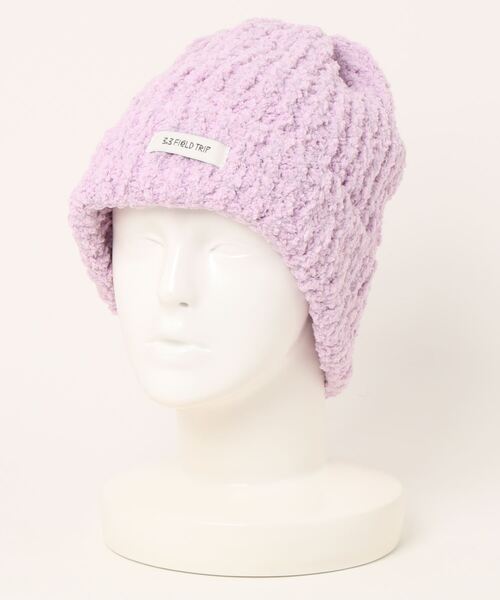 3.3 Field Trip （3.3フィールドトリップ）の「【UNISEX】3.3 Field Trip／クラウドビーニー 2995808（ニットキャップ/ビーニー・レディース・アイボリー/パープル/セージグリーン・FREE）」の6枚目の写真