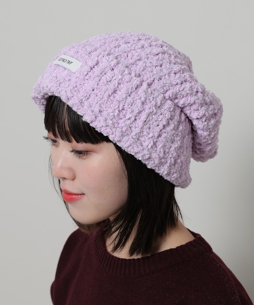 3.3 Field Trip （3.3フィールドトリップ）の「【UNISEX】3.3 Field Trip／クラウドビーニー 2995808（ニットキャップ/ビーニー・レディース・アイボリー/パープル/セージグリーン・FREE）」の14枚目の写真
