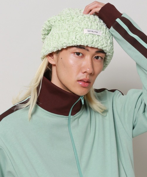 3.3 Field Trip （3.3フィールドトリップ）の「【UNISEX】3.3 Field Trip／クラウドビーニー 2995808（ニットキャップ/ビーニー・レディース・アイボリー/パープル/セージグリーン・FREE）」の18枚目の写真