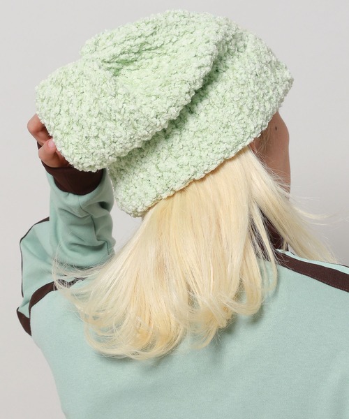 3.3 Field Trip （3.3フィールドトリップ）の「【UNISEX】3.3 Field Trip／クラウドビーニー 2995808（ニットキャップ/ビーニー・レディース・アイボリー/パープル/セージグリーン・FREE）」の19枚目の写真
