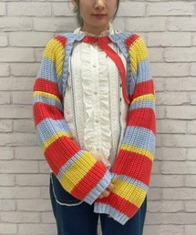 MULTI BORDER KNIT ボレロ