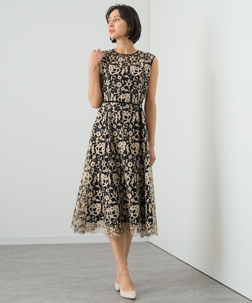 ホップフラワーレースフレア ワンピース（ワンピース）｜ANAYI（アナイ