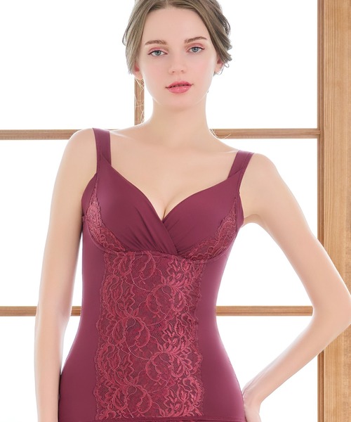 【2枚セット】ブラキャミ綿混トリプルキャッチFIT ブラデリスニューヨーク BRADELIS NEWYORK（ブラデリスニューヨーク）の「綿混トリプル