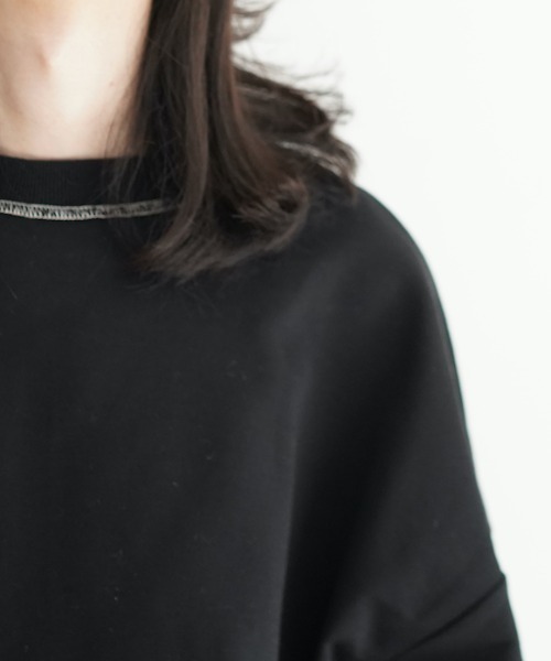 SHINYAKOZUKA（シンヤコヅカ）の「SHINYAKOZUKA ORDINARY OVERHEAD WITH NO PRINT（スウェット・メンズ・ブラック/ヘザーグレー・XS/S）」の5枚目の写真