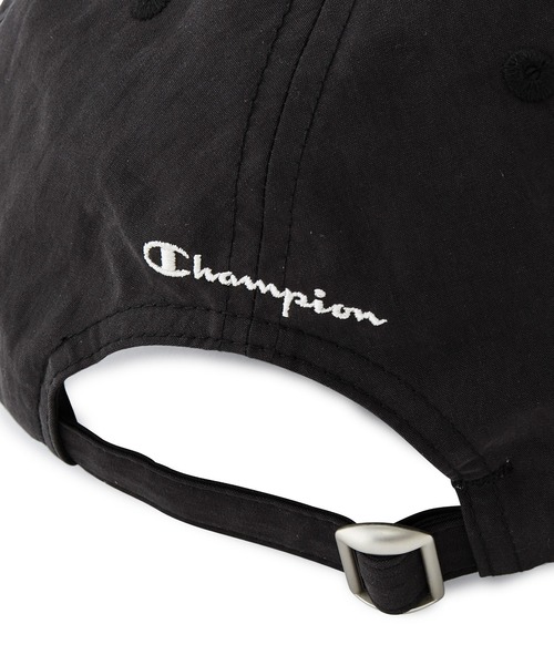 Champion（チャンピオン）の「【Champion/チャンピオン別注】ビッグロゴ刺繍キャップ/リンクコーデ（キャップ・レディース・ブラック/グリーン/キナリ・FREE）」の5枚目の写真