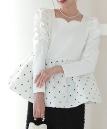 MERAKI | [MERAKI] ハートキルティングトップス(Tシャツ/カットソー)
