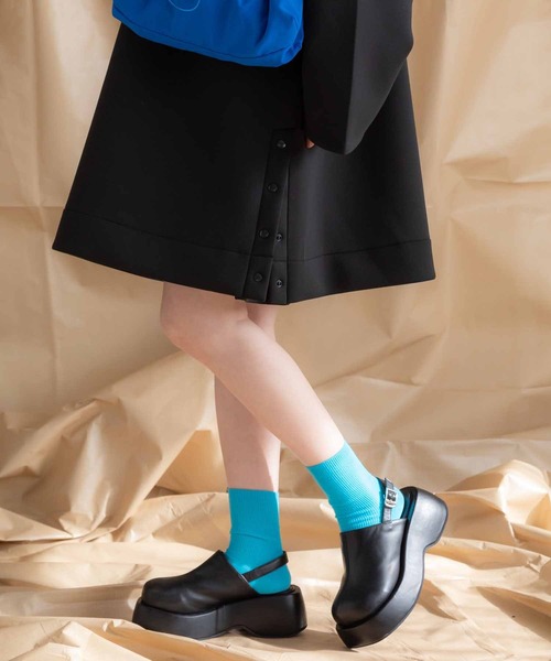 bohmal（ボマール）の「【最上もが】ボンディングタックスリーブミニワンピース（ワンピース・レディース・ブラック/ホワイト・FREE）」の21枚目の写真