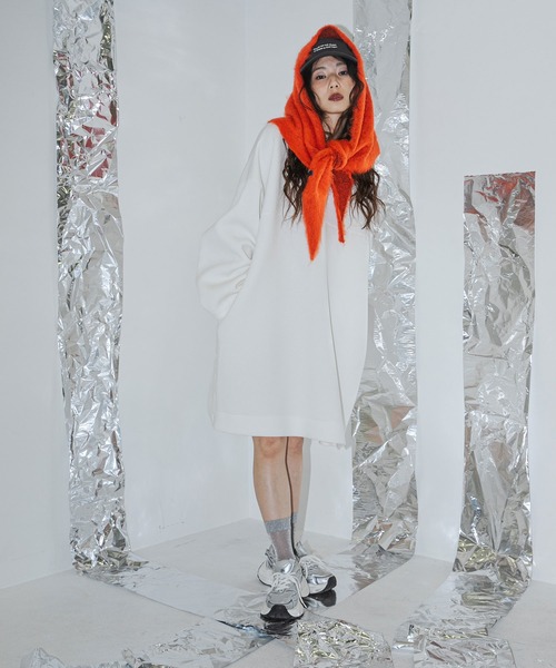 セール】【最上もが】ボンディングタックスリーブミニワンピース