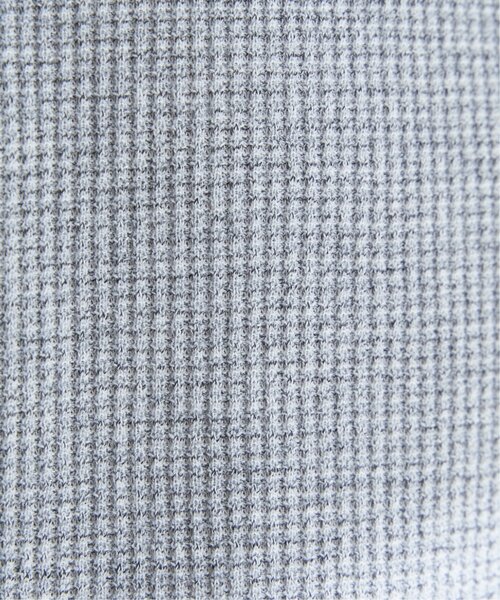 ikka（イッカ）の「【雑誌MonoMax4月号掲載】メランジワッフルフェイクTシャツ（Tシャツ/カットソー・メンズ・ブラック/グレー/オリーブ/ブルー/ピンク・S/M/L/XL）」の11枚目の写真