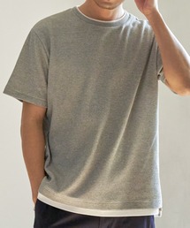 メランジワッフルフェイクTシャツ