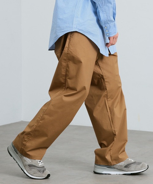 Lee（リー）の「Lee/リー【XS-XXLまで対応】ウエストゴムで楽チンFleeasy/フリージールーズ イージーパンツ/定番ベーシックカラー/フリーサイズ/イージーパンツ/ユニセックス（その他パンツ・メンズ・ブラック/ベージュ/オリーブ・FREE）」の3枚目の写真