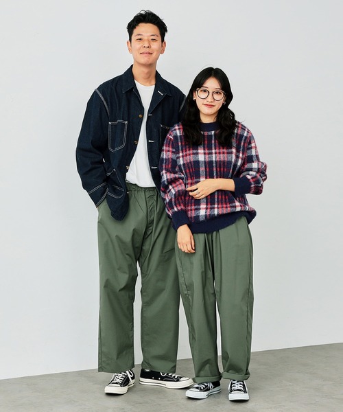 Lee（リー）の「Lee/リー【XS-XXLまで対応】ウエストゴムで楽チンFleeasy/フリージールーズ イージーパンツ/定番ベーシックカラー/フリーサイズ/イージーパンツ/ユニセックス（その他パンツ・メンズ・ブラック/ベージュ/オリーブ・FREE）」の6枚目の写真