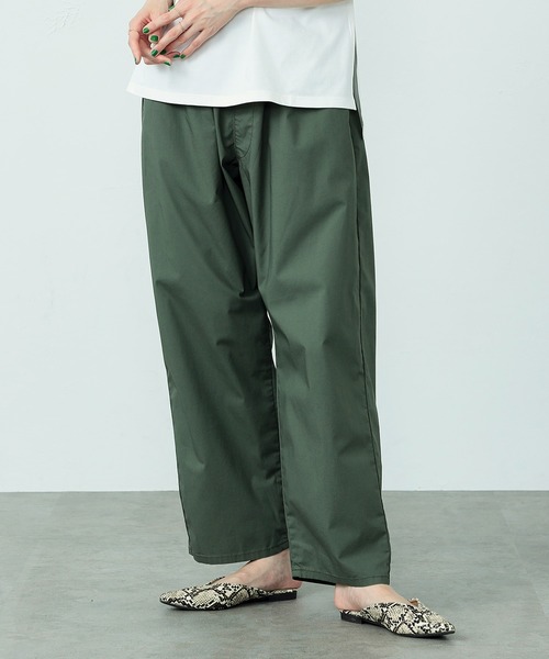 Lee（リー）の「Lee/リー【XS-XXLまで対応】ウエストゴムで楽チンFleeasy/フリージールーズ イージーパンツ/定番ベーシックカラー/フリーサイズ/イージーパンツ/ユニセックス（その他パンツ・メンズ・ブラック/ベージュ/オリーブ・FREE）」の7枚目の写真