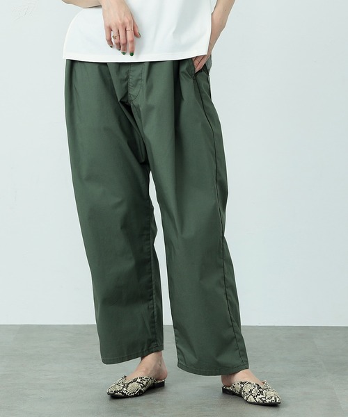 Lee（リー）の「Lee/リー【XS-XXLまで対応】ウエストゴムで楽チンFleeasy/フリージールーズ イージーパンツ/定番ベーシックカラー/フリーサイズ/イージーパンツ/ユニセックス（その他パンツ・メンズ・ブラック/ベージュ/オリーブ・FREE）」の9枚目の写真