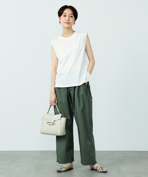 Lee（リー）の「Lee/リー【XS-XXLまで対応】ウエストゴムで楽チンFleeasy/フリージールーズ イージーパンツ/定番ベーシックカラー/フリーサイズ/イージーパンツ/ユニセックス（その他パンツ・メンズ・ブラック/ベージュ/オリーブ・FREE）」の12枚目の写真