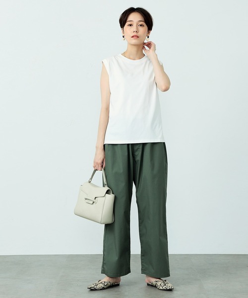 Lee（リー）の「Lee/リー【XS-XXLまで対応】ウエストゴムで楽チンFleeasy/フリージールーズ イージーパンツ/定番ベーシックカラー/フリーサイズ/イージーパンツ/ユニセックス（その他パンツ・メンズ・ブラック/ベージュ/オリーブ・FREE）」の13枚目の写真