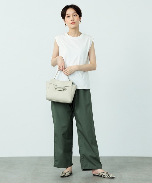 Lee（リー）の「Lee/リー【XS-XXLまで対応】ウエストゴムで楽チンFleeasy/フリージールーズ イージーパンツ/定番ベーシックカラー/フリーサイズ/イージーパンツ/ユニセックス（その他パンツ・メンズ・ブラック/ベージュ/オリーブ・FREE）」の14枚目の写真