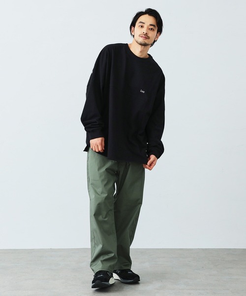 Lee（リー）の「Lee/リー【XS-XXLまで対応】ウエストゴムで楽チンFleeasy/フリージールーズ イージーパンツ/定番ベーシックカラー/フリーサイズ/イージーパンツ/ユニセックス（その他パンツ・メンズ・ブラック/ベージュ/オリーブ・FREE）」の20枚目の写真