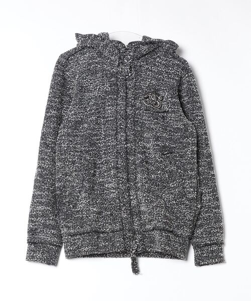 FranCisT_MOR.K.S.（フランシストモークス）の「FranCisT_MOR.K.S./フランシスト モークス/CS TWEED HOODIE JACKET（ブルゾン・メンズ・ブラック・2）」の12枚目の写真