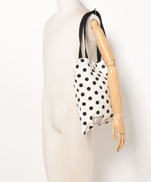 Mignonjour(ミニョンジュール)の「Mignonjour/ドット柄トートバッグ M2311(トートバッグ・レディース・ホワイト/ブラック・FREE)」の11枚目の写真