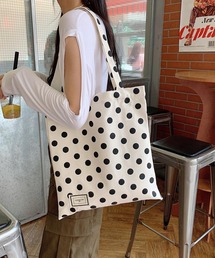 Mignonjour/ドット柄トートバッグ M2311