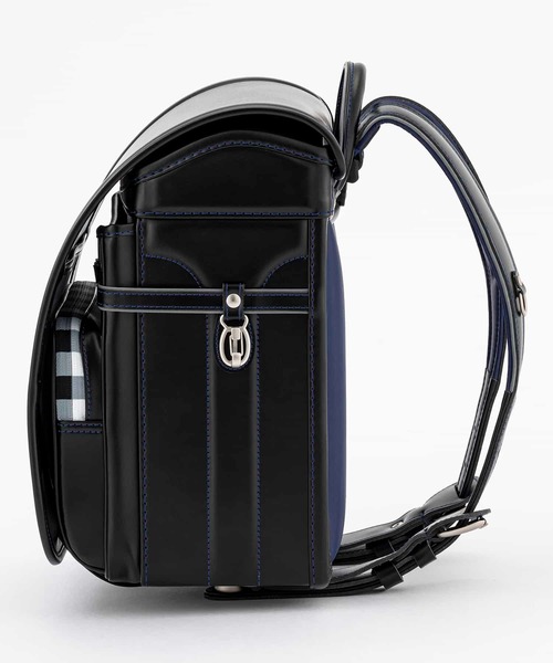 GAP（ギャップ）の「GAP(ギャップ)トラディショナルチェックランドセル（ランドセル・キッズ・ブラック/ブラック×レッド/ブラック×ブルー/ネイビー・ONE SIZE）」の7枚目の写真