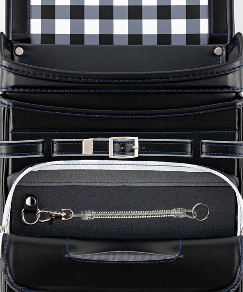 GAP（ギャップ）の「GAP(ギャップ)トラディショナルチェックランドセル（ランドセル・キッズ・ブラック/ブラック×レッド/ブラック×ブルー/ネイビー・ONE SIZE）」の12枚目の写真