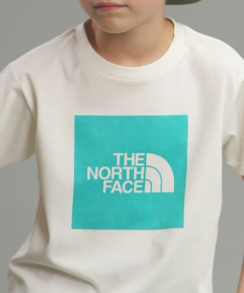 THE NORTH FACE(ザノースフェイス)の「THE NORTH FACE/ザ・ノース・フェイス THE NORTH FACE/ザ・ノース・フェイス S/S COLORED SQUARE LOGO TEE キッズ UVケア NTJ32361(Tシャツ/カットソー・キッズ・ホワイト×ブルー/ホワイト×ブラック/ホワイト×パープル・100cm/110cm/120cm/130cm/140cm/150cm)」の7枚目の写真