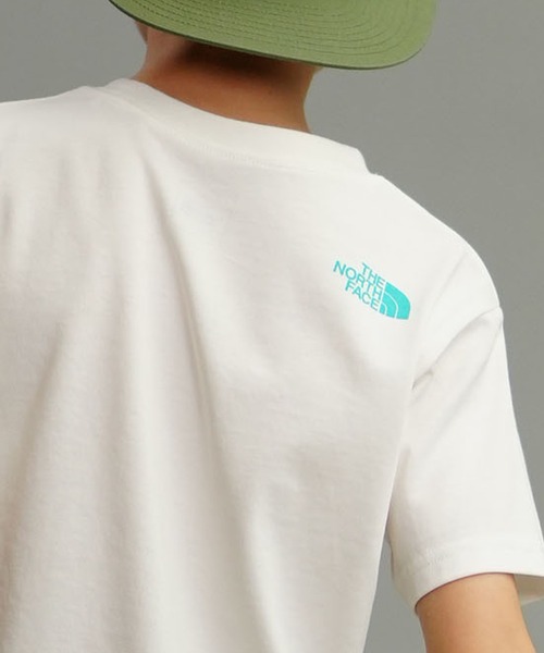 THE NORTH FACE(ザノースフェイス)の「THE NORTH FACE/ザ・ノース・フェイス THE NORTH FACE/ザ・ノース・フェイス S/S COLORED SQUARE LOGO TEE キッズ UVケア NTJ32361(Tシャツ/カットソー・キッズ・ホワイト×ブルー/ホワイト×ブラック/ホワイト×パープル・100cm/110cm/120cm/130cm/140cm/150cm)」の8枚目の写真
