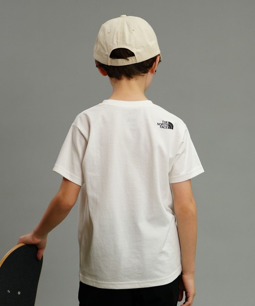 THE NORTH FACE(ザノースフェイス)の「THE NORTH FACE/ザ・ノース・フェイス THE NORTH FACE/ザ・ノース・フェイス S/S COLORED SQUARE LOGO TEE キッズ UVケア NTJ32361(Tシャツ/カットソー・キッズ・ホワイト×ブルー/ホワイト×ブラック/ホワイト×パープル・100cm/110cm/120cm/130cm/140cm/150cm)」の9枚目の写真