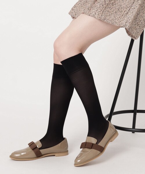 ESPERANZA(エスペランサ)の「リボン付きローファー 24SS(その他シューズ・レディース・ベージュ系1/ブラック系1・S/M/L/LL)」の8枚目の写真